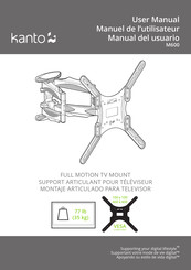 Kanto M600 Manual Del Usuario
