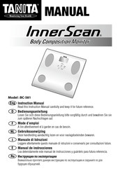 Tanita InnerScan BC-581 Manual De Instrucciones