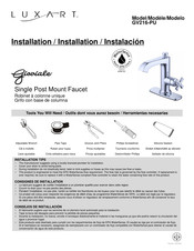Luxart Gioviale GV216-PU Manual De Instalación