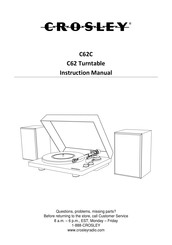 Crosley C62C Manual De Instrucciones