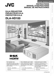 JVC DLA-HD100 Manual De Instrucciones