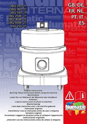 Numatic DBQ 500B-21 Instrucciones Originales