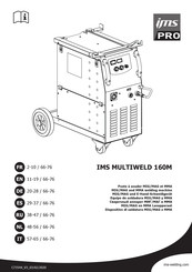 GYS IMS PRO MULTIWELD 160M Manual Del Usuario