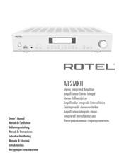 Rotel A12MKII Manual De Instrucciones