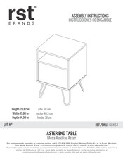 rst brands ASTER SL-NS-1 Instrucciones De Ensamble