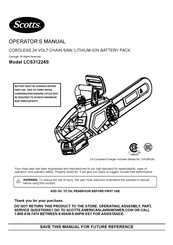 Scotts LCS31224S Manual Del Operario