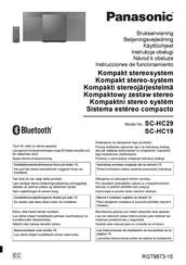 Panasonic SC-HC19 Instrucciones De Funcionamiento