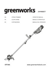 GreenWorks 2101602CT Manual Del Operador