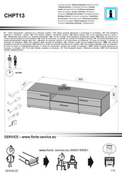 Forte CHPT13 Instrucciones De Montaje