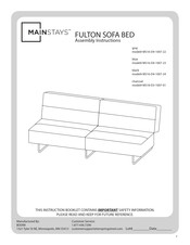 Mainstays MS16-D4-1007-23 Instrucciones De Montaje