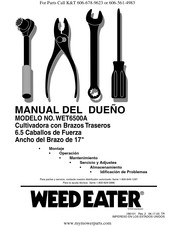 Weed Eater WET6500A Manual Del Dueño