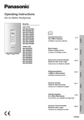 Panasonic WH-UD14FE5 Instrucciones De Operación