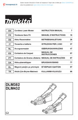 Makita DLM382PM2 Manual De Instrucciones