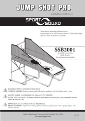 Sport Squad SSB2001 Instrucciones De Ensamblaje