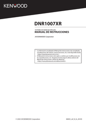 Kenwood DNR1007XR Manual De Instrucciones