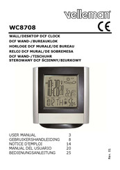 Velleman WC8708 Manual Del Usuario