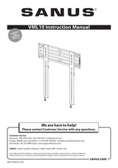 Sanus VML10 Manual De Instrucciones