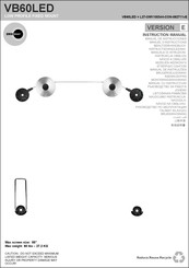 Omnimount VB60LED Manual De Instrucciones