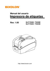 Bixolon SLP-TX223 Manual Del Usuario