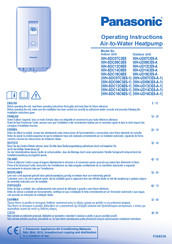 Panasonic WH-UD12CE5-A-1 Manual De Instrucciones