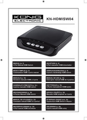 König Electronic KN-HDMISW04 Manual De Uso
