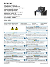 Siemens 3VA934-0KD00 Serie Instructivo