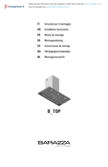 Barazza B TOP Instrucciones De Montaje