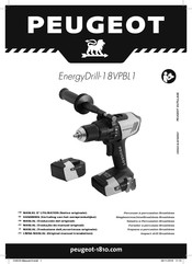 PEUGEOT EnergyDrill-18VPBL1 Manual