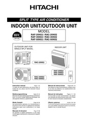 Hitachi RAC-35NX2 Manual De Instrucciones