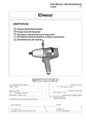 Cleco 250PTHF226 Manual De Instrucciones