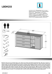 Forte LBDK233 Instrucciones De Montaje