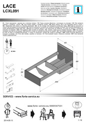 Forte LACE LCXL091 Instrucciones De Montaje