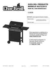 Char-Broil 463723912 Guía Del Producto