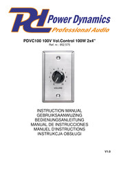 Power Dynamics 952.575 Manual De Instrucciones