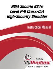 HSM Securio B34c Manual De Instrucciones