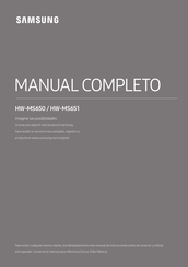 Samsung HW-MS650 Manual Del Usuario