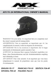 AFX FX-24 Manual Del Usuario