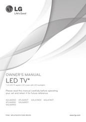 LG 47LA690T Manual Del Usuario