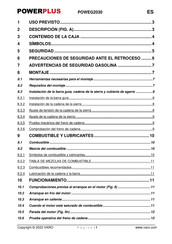 Powerplus POWEG2030 Manual Del Usuario