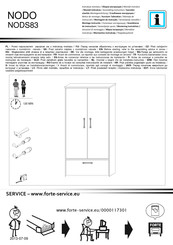 Forte NODO NODS83 Instrucciones De Montaje