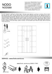 Forte NODO NODS89 Instrucciones De Montaje