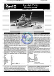 REVELL Republic F-84F Thunderstreak Manual De Instrucciones