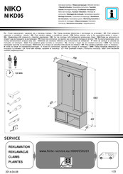 Forte NIKO NIKD05 Instrucciones De Montaje