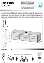 Forte LCRT131 Instrucciones De Montaje