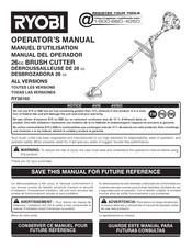 Ryobi RY28160 Manual Del Operador