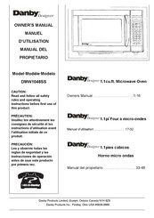 Danby Designer DMW1048SS Manual Del Propietário