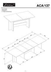 finori ACA/137 Manual Del Usuario