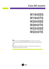 LG W2043SE Guia Del Usuario