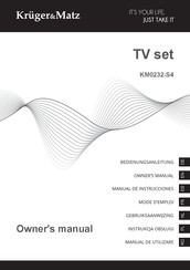 Krüger & Matz KM0232-S4 Manual De Instrucciones