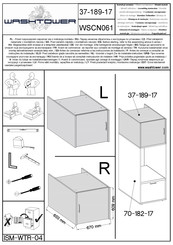 WASHTOWER 37-189-17 Instrucciones De Montaje